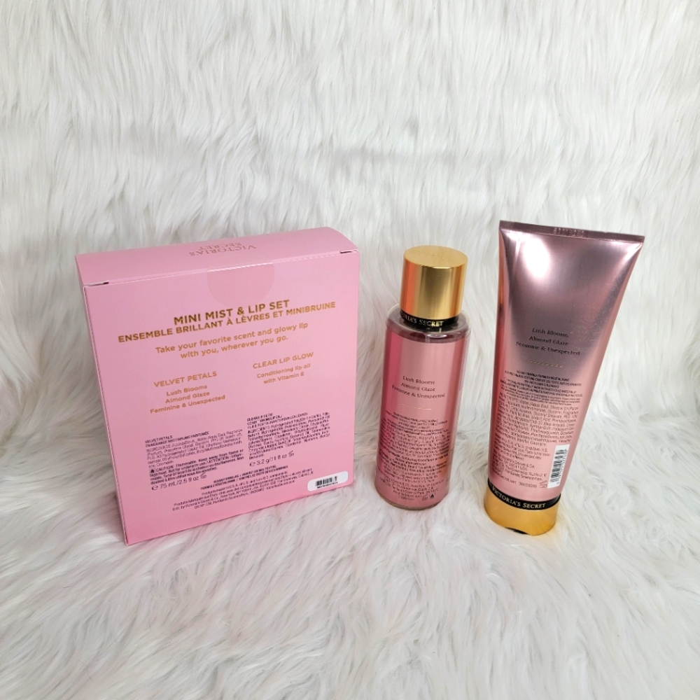 Victoria's Secret Velvet Petals Body Mist & Lip Gloss Gift Set Bundle. - Picture 2 of 2